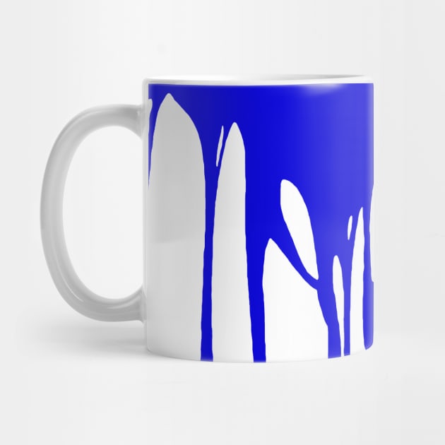 Blue Dripping Paint by CBV